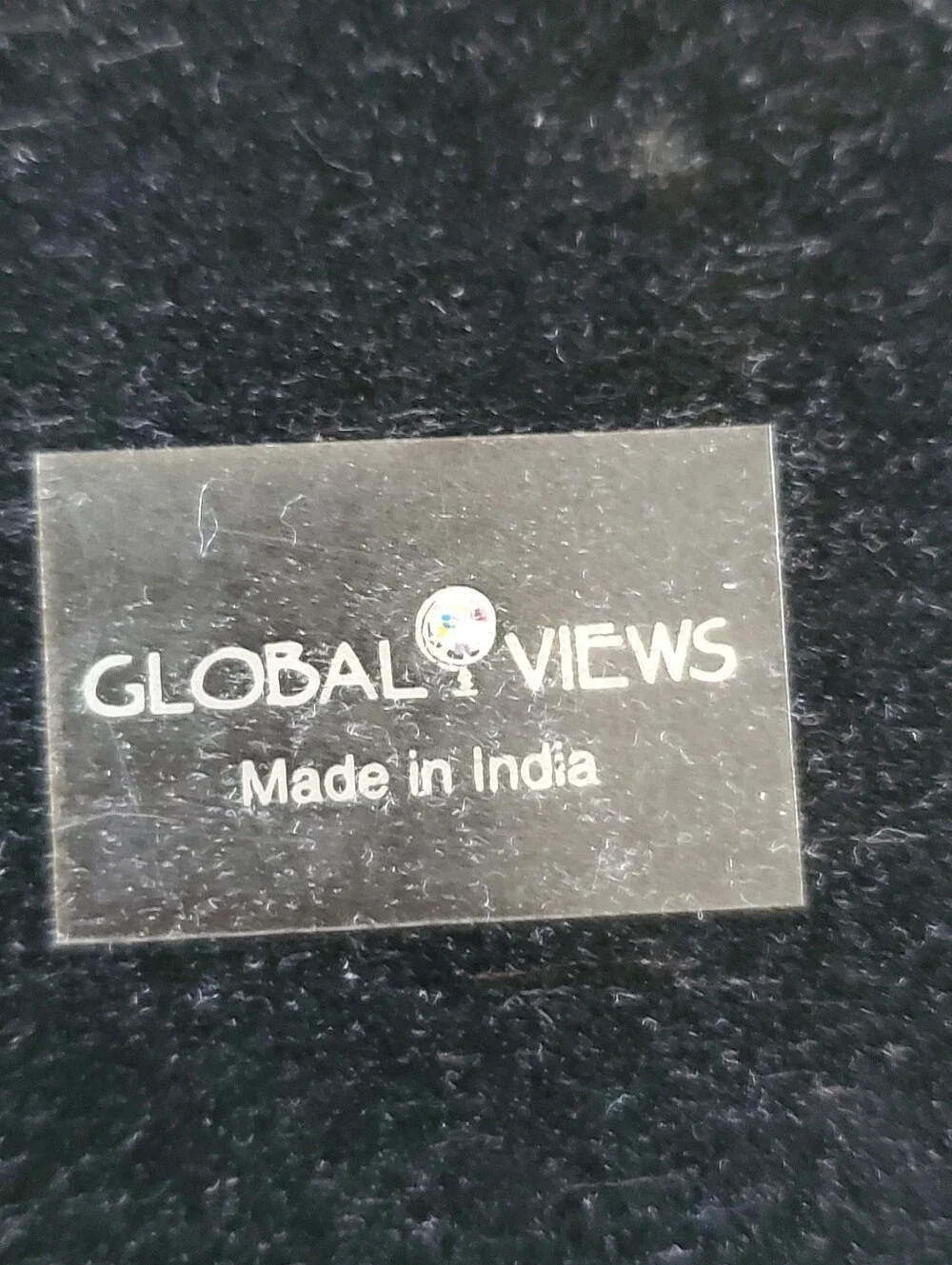 Global Views India Vintage Stainless Steel Pedestal Cake Stand Display Tazza